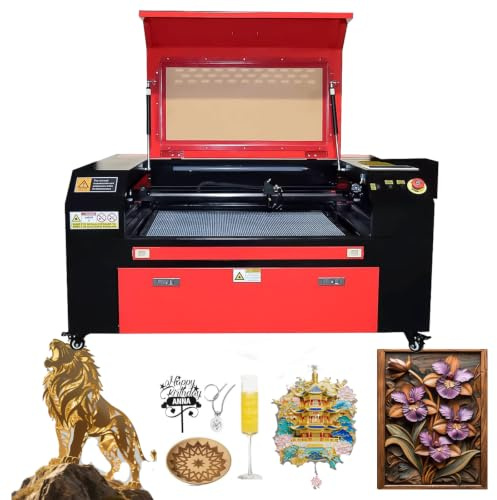 Furvveerr 60W Laser Graviermaschine CO2 700mmx500mm Lasergraviermaschine CO2 Holz Laser Engraving Maschine CO2 Laser Hochpräzise Lasergravur Maschine Kompatibel mit Lightburn/RDworks Software