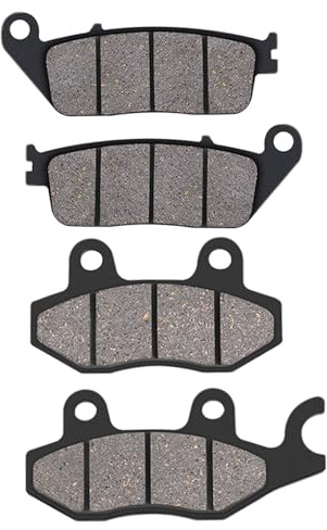 WLYYSM Pastillas De Freno Delanteras Y Traseras De Metal Semiorgánico Motocicleta para Daelim Roadwin R 125 Fi (VJF125) 2008-2014 VJF 125
