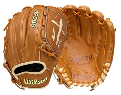 Wilson 2026 A2000® Classic B23 12 Baseball Pitcher Glove - Right Hand Throw, Saddle Tan/Blonde