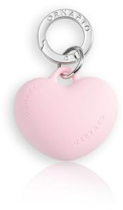 ORNARTO Charm per Telefono, Charm a Cuore in Silicone Liquido, Ciondolo per Telefono Cellulare, Portachiavi per Smartphone con Moschettone in Metallo, Ciondolo Borsa, Rosa Chiaro