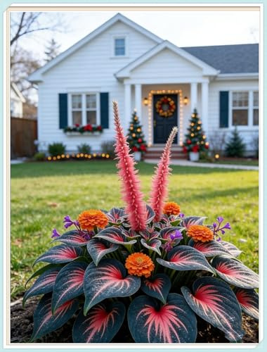 caucun arrosage nécessaire,Rizoma di Hosta, Hosta Mélange de rhizomes vivaces rustiques, Onvient pour le printemps et l'automne-2 Rizomi-C