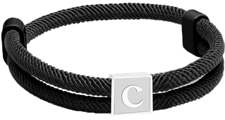 Esmoly Men's Bracelets Paracord Surfer Bracelet Handmade Gifts for Men Boys