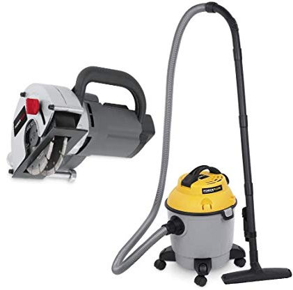 Rozadora para paredes con aspirador 15L (POWX80050 + POWX321)