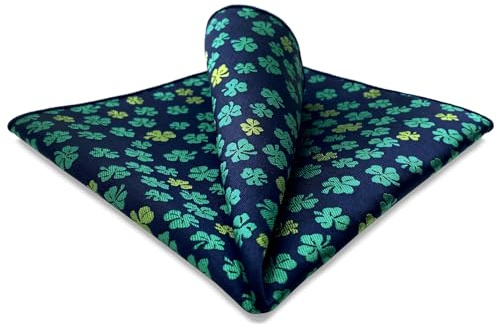 S&W SHLAX&WING sortiertes Einstecktuch für Herren geometrisch Blumenmuster groß XL für Anzug