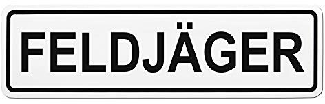 Magnetschild FELDJÄGER | Schild magnetisch | mehrere Größen (45 x 13 cm)