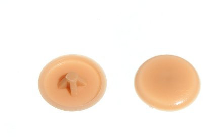4,000 x POZI Head Push FIT Screw Cap Covers Beech