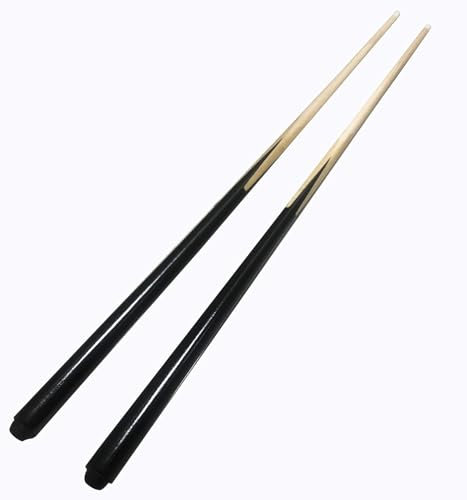 JX Billardqueues für Kinder, 91,4 cm, Shorty-Queues, Billard-Queue-Sticks für Kinder, Hartholz, Billardqueue, 13 mm, Klebespitzen, 2 Stück