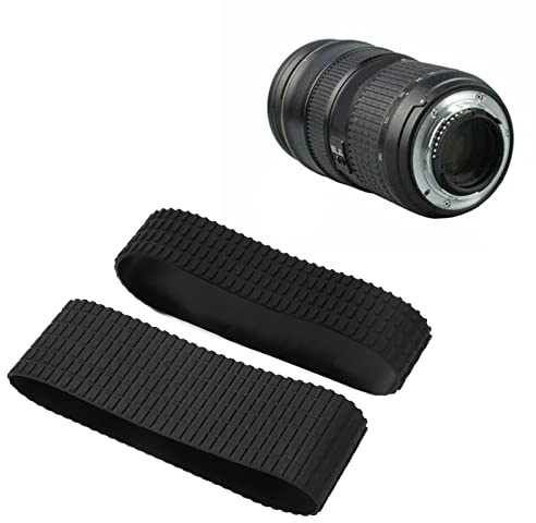 in Gomma per Obiettivo, 2 Pezzi in Gomma per Impugnatura Zoom Accessorio di Riparazione per Fotocamera di Ricambio per Obiettivo AF S 24-70mm F/2.8G ED