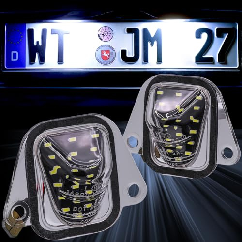 RECAMBO LED-registreringsskyltbelysning kompatibel med Chevrolet Suburban | GMT 931 | BJ 2007 2014 | CAN-Bus felfri | SMD effektiv låg strömförbrukning | hög ljusstyrka | enkel montering
