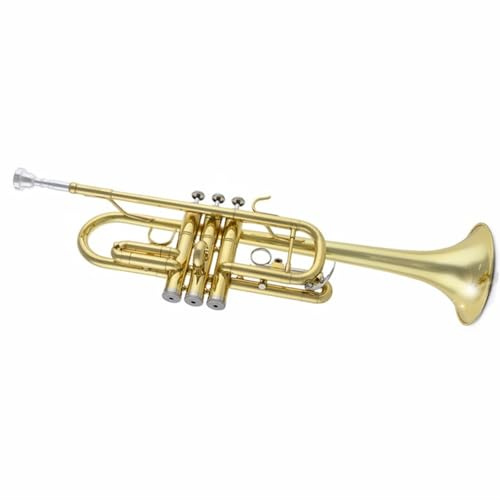 Trompeten Professionelle Trompete C-Tonart Musikinstrument Für Erwachsene Langlebiger Trompetenton Aus Rostfreiem Messing Für Anfänger
