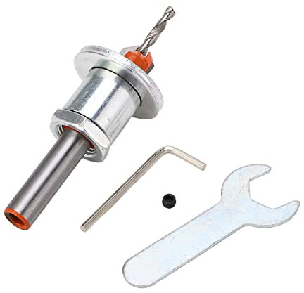 Kit de Brocas para Avellanador, Punta de Carburo, Juego de Avellanador, Accesorio para Herramienta Eléctrica de Acero de Aleación de Límite Ajustable, Apertura del Orificio del