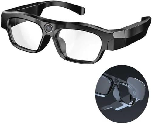 Occhiali da sole, videocamera HD 1080p con videoregistratore portatile, per sport, mini telecamera di sicurezza domestica wireless per interni
