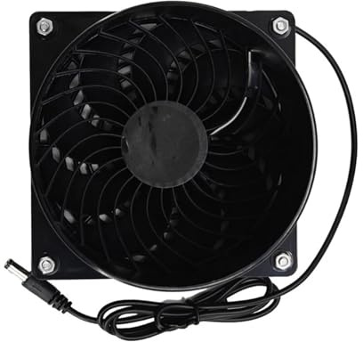 5.5x2.1mm 12V Solar Exhaust Fan Ventilator Solar Panel Powered Fan Air Extractor for Dog Chicken House
