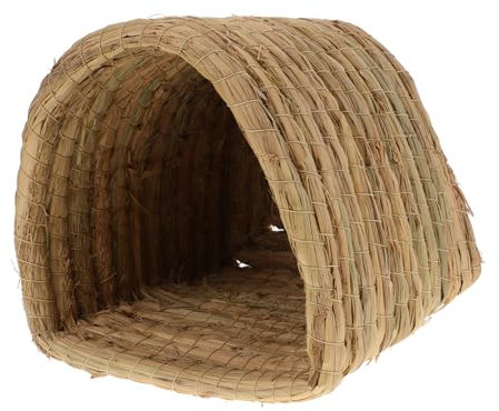 YARNOW Cama De Paja Tejida para Hámsters Casa Tejida para Mascotas s para Chinchillas y Ponedoras Nido para Animales Pequeños