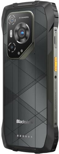 Blackview Móvil Irrompible Android 15, 24GB +256GB (TF 2TB), 6,78 FHD+120Hz móvil rugerizado 5G, 50MP+32MP,Visión Nocturna 20MP, Movil Resistente, Dual SIM 5G/NFC/OTG/Dimensity 6300/Face ID