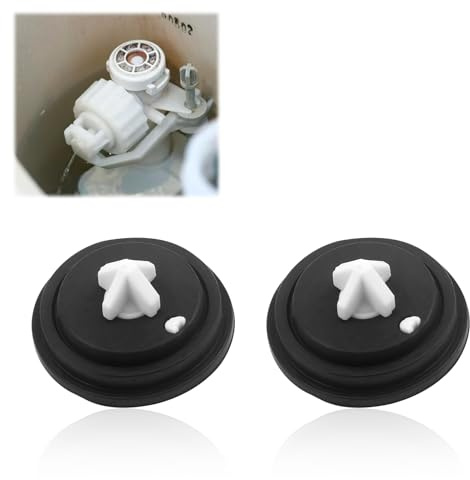 Lot de 2 membranes d'entrée pour réservoir de chasse d'eau, membrane, entrée latérale, rondelles pour réservoirs de chasse d'eau et réservoir d'eau de toilette