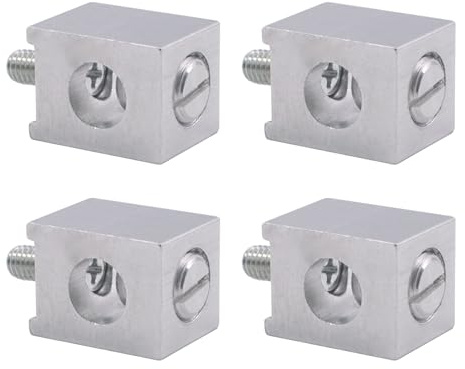 4 Stück #4-2/0 Neutral Lug Kit,Erdungsklemme Aluminium Erdungslugs für Sicherungskasten Neutralleiter und Erdungslaschen für Elektrische Anschlüsse