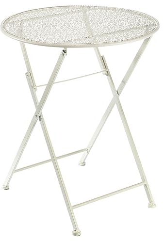 Kobolo Gartentisch Metalltisch Bistrotisch Tisch 60 cm