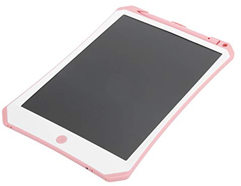 Tbest Tavoletta da Disegno LCD da 11 Pollici Tavoletta Grafica Elettronica per Bambini per Appunti Riutilizzabile per Adulti con Schermo per Occhi Stilo (Bianco rosato)