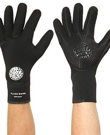 Rip Curl Flashbomb 5/3 mm 5 Finger - Schwarz - Blitzfutter - Unisex - E5 Flash Technology