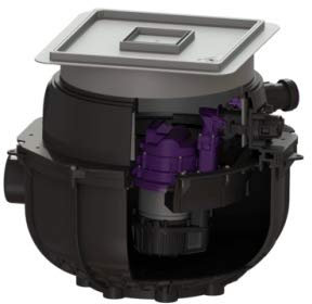 KESSEL Hebeanlage Aqualift S Compact Mono, GTF 1200, resist., Bodenpl., befl. 281200XC