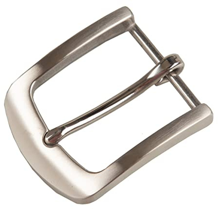 SENWA Edelstahl-Gürtelschnalle mit einer Zinke, Hufeisen, 40 mm für 38 mm Gürtel