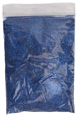 Feine Glitter Craft Glitter Glitzerpuder Bunte Glitzerpuder Glitzer Pulver zum Basteln und Verzieren von Karten für Dekoration Karten Papier Nagelkunst(Blau)