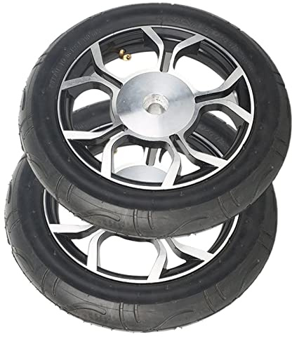 12inch Rollstuhl Zubehör Aluminium Hinterräder (2), Luftbereifte Rollen Ersatz für elektrische Rollstühle, Lager 17mm(11/16)