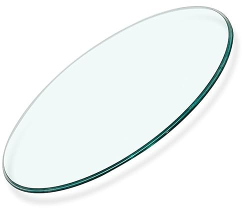 Tapa De Cristal Para Mesa Redonda Cristal Templado Transparente Bandeja De Cristal Redonda Tablero Superficie Redonda De Mesa Diámetro 35cm ~ 100cm Para Mesa De Comedor Cocina Jardín ( Size : Ø 80cm(3