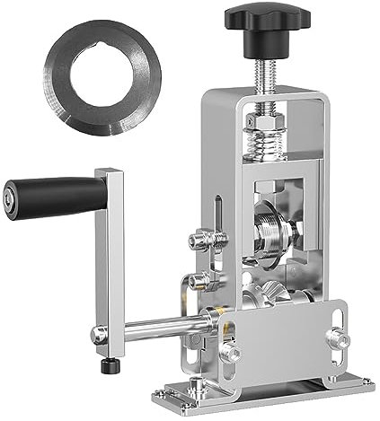 Máquina peladora de cables Pelacables doméstico portátil Herramienta peladora de cables manual Máquina peladora eléctrica de cables de 1-25 mm con soporte de manivela Uso con taladro eléctrico manua