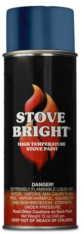 Stove Bright High Temp Spray Paint, Patriot Blue 8106, 12 Oz, 1200°F