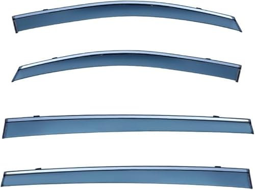 DdaiXQ Auto Autofenster Windabweiser für Touran L MK2 5T 2016-2021 2022 2023 2024, Autofenster Regenschutz Regenabweiser Deflektoren Seitenfenster Deflektor