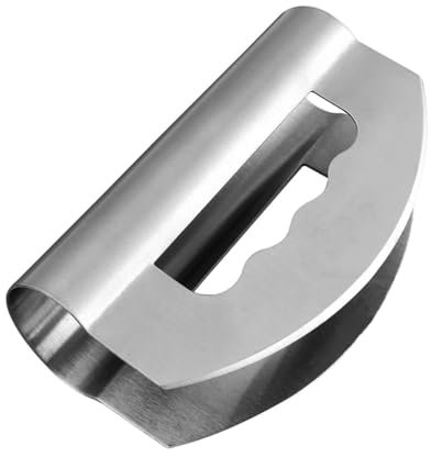 Alipis Salatschneider Edelstahl Mit Doppeltem Schutzdeckel Ergonomischer Griff Vielseitiger Gemüseschneider Zum Zerkleinern Schneiden Zerkleinern Von Kräutern Salat Knoblauch Sicherer Auf