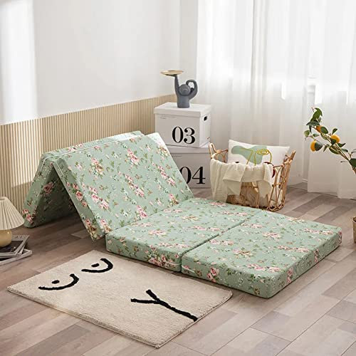 Tragbare Klappmatratze für Schlafzimmer, Büro und Auto, Camping, weiche und dicke Gästematratze mit Design, platzsparend, temporäre Bett-Option