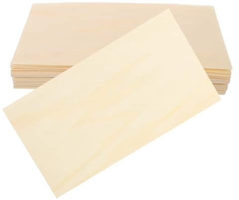 GRIRIW 50piezas Unidades Almohadillas Antigrasa Para Alimentos Lámina De Madera Absorbente De Aceite Tapete Antiadherente Para Snacks