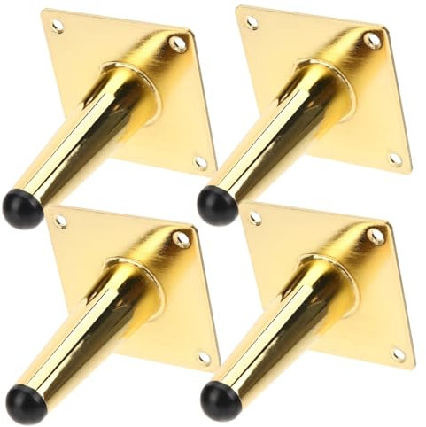 SHINEOFI 4pcs Metal Legs for Furniture Table Legs Replacement for Sofa Couch Cabinet Shelf