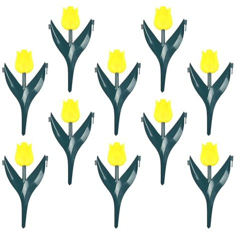 Lot de 10 clôtures décoratives pour parterre de fleurs, bordure de jardin, 15 x 29 cm, cloison de séparation pour extérieures, utilisation dans la ferme, pour piscine, aire de jeux pour