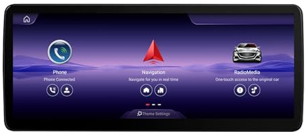 NAVIAVNO 12.3 HD Car Radio Screen Stereo GPS per Mercedes C W205 GLC 253 NTG 5.0 Android 8 core Qualcomm 8 GB + 128 GB built-in Wireless CarPlay Android Auto DSP IPS 4G WiFi Bluetooth 5.1