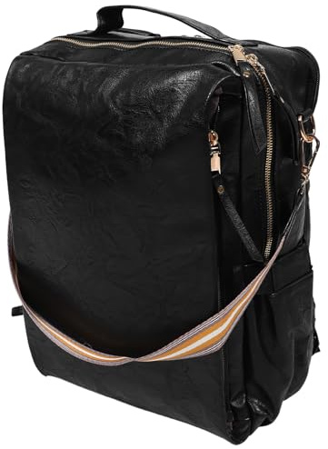 KOMBIUDA Business Laptop Backpack Vattentålig Datorryggsäck för Kvinnor och Män Multifunktionell Arbets Skolväska med Kapacitet och Oorganiserade Fack
