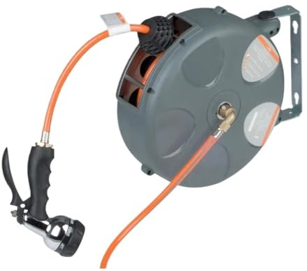 Avvolgitubo Regolabile For Tubo Del'acqua, Automatico For Giardino Indipendente Comodità A Portata Di Mano(20m)