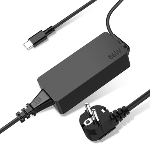 Universal 65W USB C Laptop Charger, Replacement AC Power Adapter Compatible with ThinkPad T480/T490/X1 Carbon, Chromebook, HP, Dell, Lenovo, Acer, Samsung, ASUS Laptops and Type-C Devices