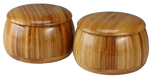 Philos Go Schalen, Bambus, Set, ohne Spielsteine