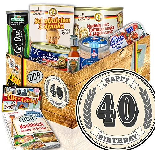 40 Geburtstag - Ostalgie Set Spezialitäten - Ostprodukte Paket