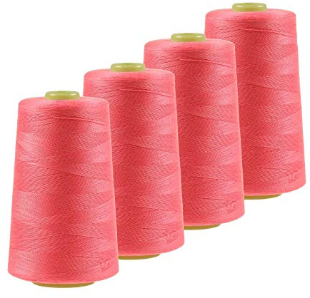 4 x 4572m Qualitäts Overlock-Garn Overlock-Nähgarn Oeko-Tex Farben 661 bis 700