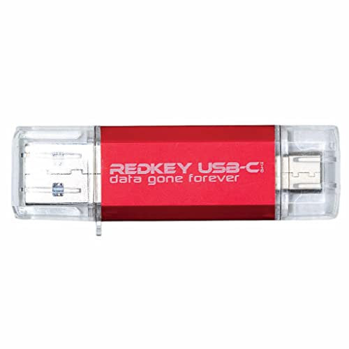 Redkey USB Home Computer Data Wipe Tool: Löschen Sie Private Informationen von Ihrer Festplatte. Unbegrenzte Nutzung und Softwareupdates. Laptop, Desktop-PC und mehr.