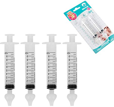 Système de rinçage des sinus, Professionnel pour bébé irrigateur nasal nettoyeur de nez pour nourrisson portable dispositif de rinçage rapide tout soulagement naturel (4 pièces)