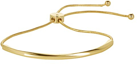 Gold Adjustable Slider Bracelets for Women Bar Friendship Bangle Bracelet Dainty Gold Bar Strand Bracelet Fashion Jewelry