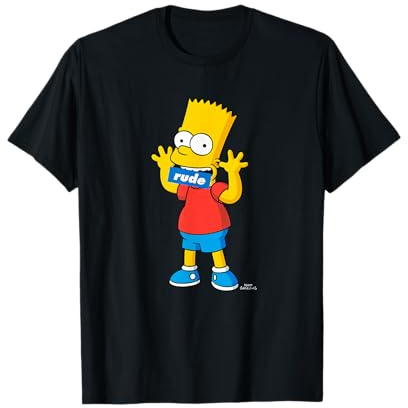La boca grosera de Bart Simpson de Los Simpson Camiseta