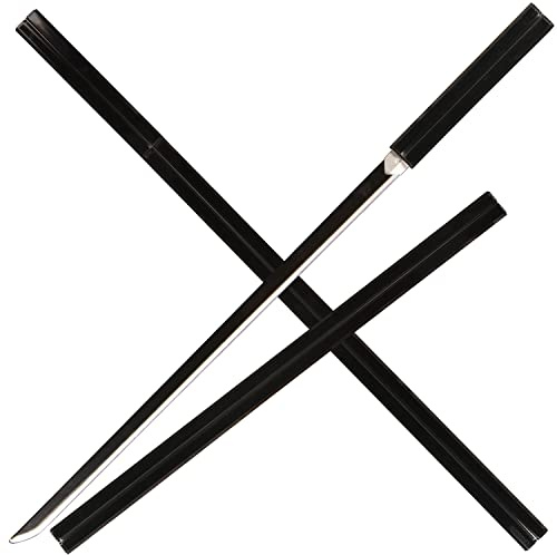 Kljhld Bambus Anime Katana Cosplay - Uchiha Sasuke Schwert Ninja AMA no Murakumo no Turugi 101cm/39,7 Zoll Ao'c'k Schwarz