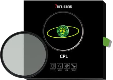 7artisans Zirkular-Polarisationsfilter, ultradünn, mehrschichtige Beschichtungen, CPL für Kameralinse (46 mm)